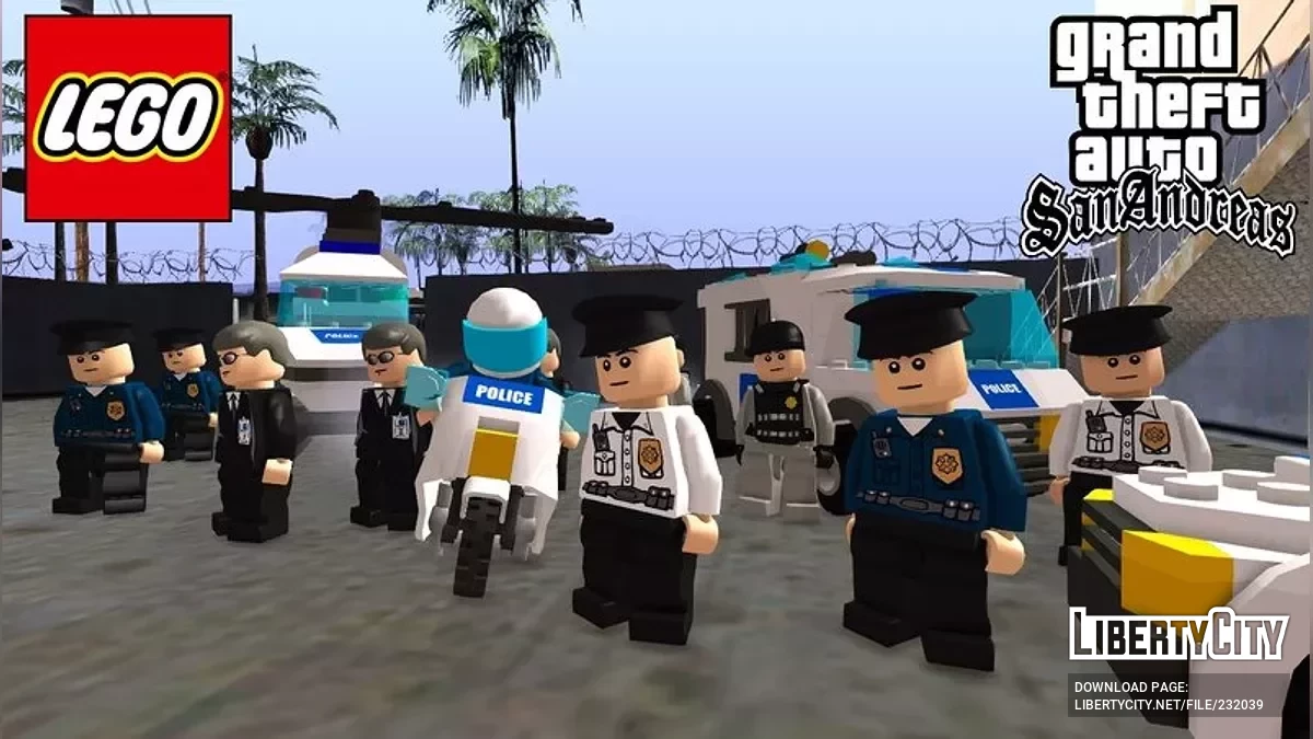 Полиция из LEGO / GTA San Andreas