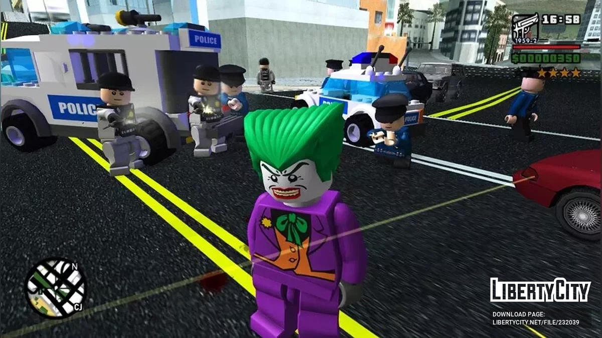 Полиция из LEGO / GTA San Andreas