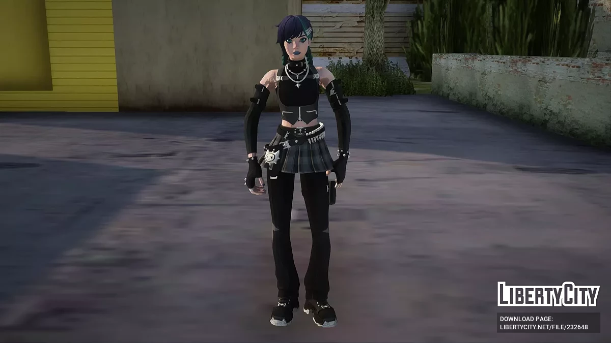 Рейн из Fortnite / GTA San Andreas