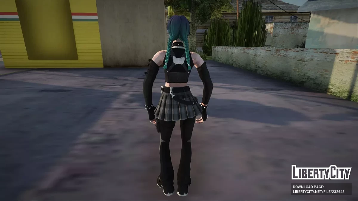 Рейн из Fortnite / GTA San Andreas