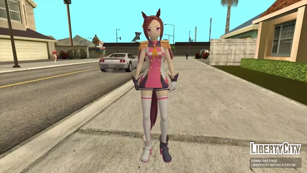 Сакура Бакусин-О из Uma Musume / GTA San Andreas