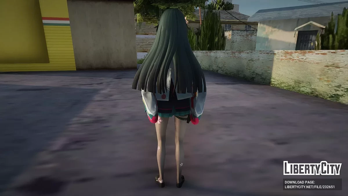 Сакура из Girls' Frontline: Exilium / GTA San Andreas