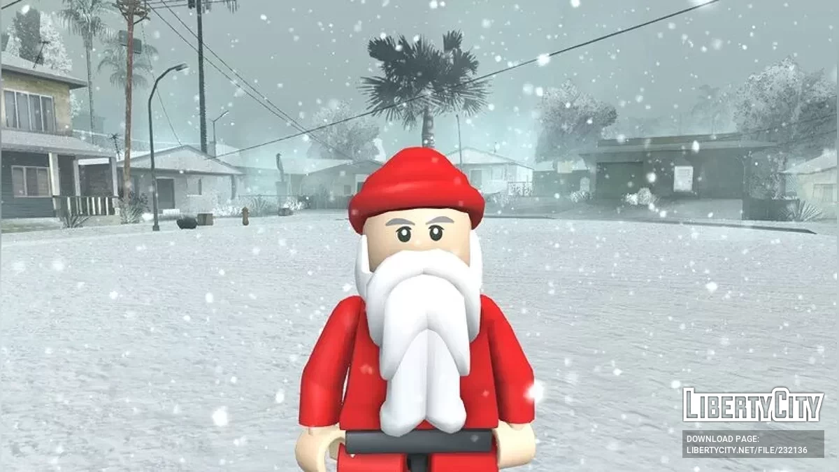 Санта-Клаус из LEGO Indiana Jones / GTA San Andreas