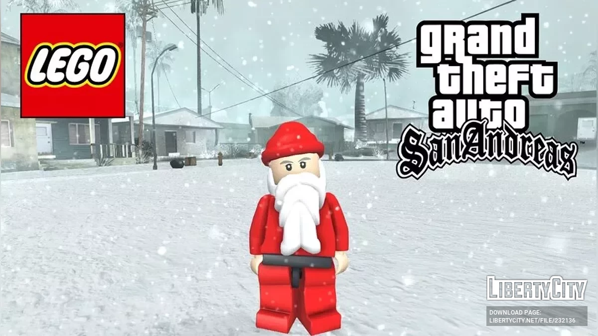 Санта-Клаус из LEGO Indiana Jones / GTA San Andreas