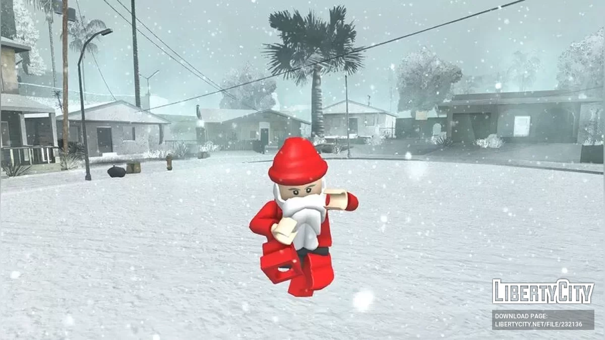 Санта-Клаус из LEGO Indiana Jones / GTA San Andreas