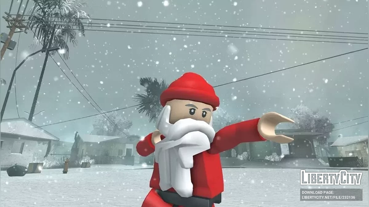 Санта-Клаус из LEGO Indiana Jones / GTA San Andreas