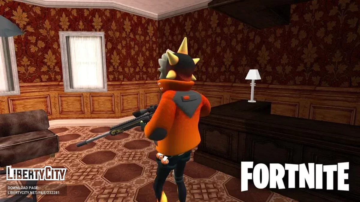 Солнышко из Fortnite / GTA San Andreas