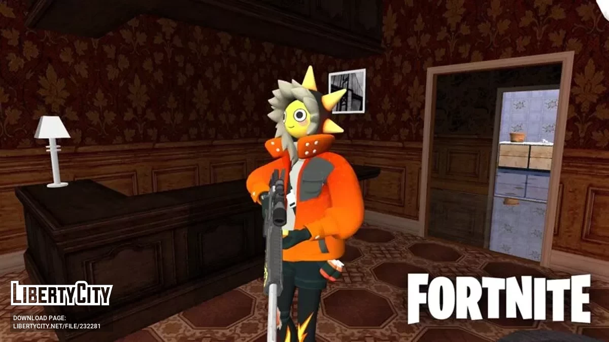 Солнышко из Fortnite / GTA San Andreas