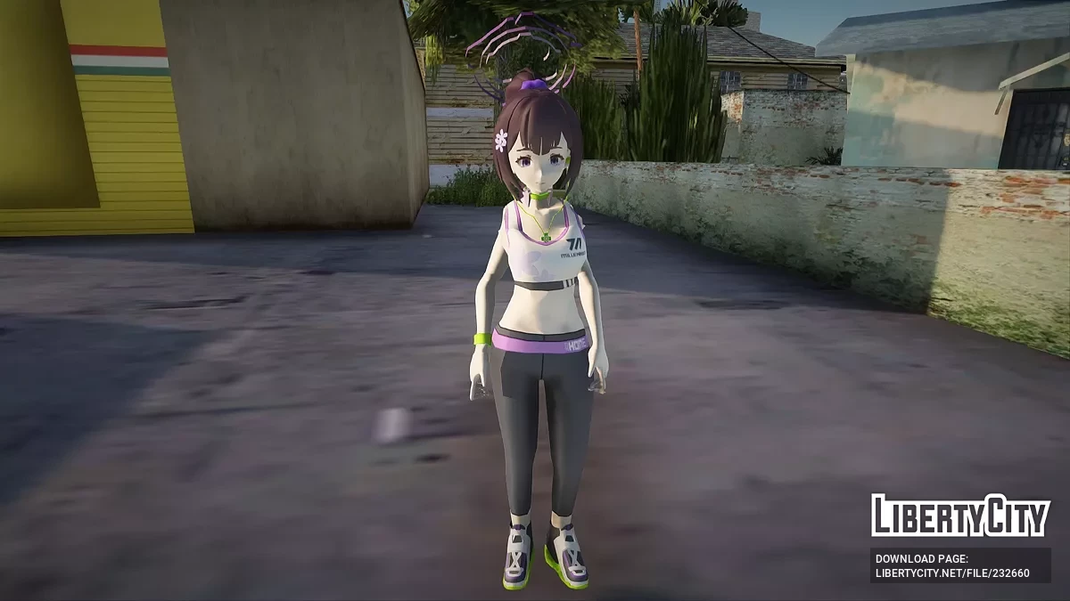 Сумирэ Отохана из Blue Archive / GTA San Andreas