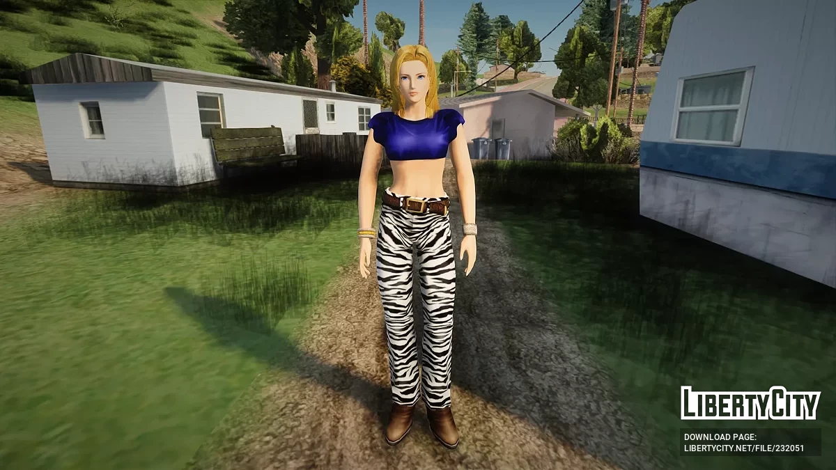 Тина Армстронг из DOA3 / GTA San Andreas