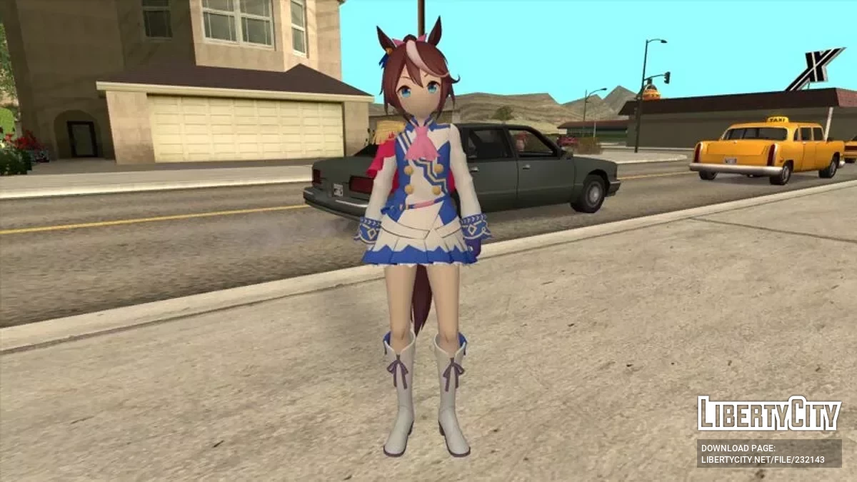 Токай Тэйо из Uma Musume / GTA San Andreas