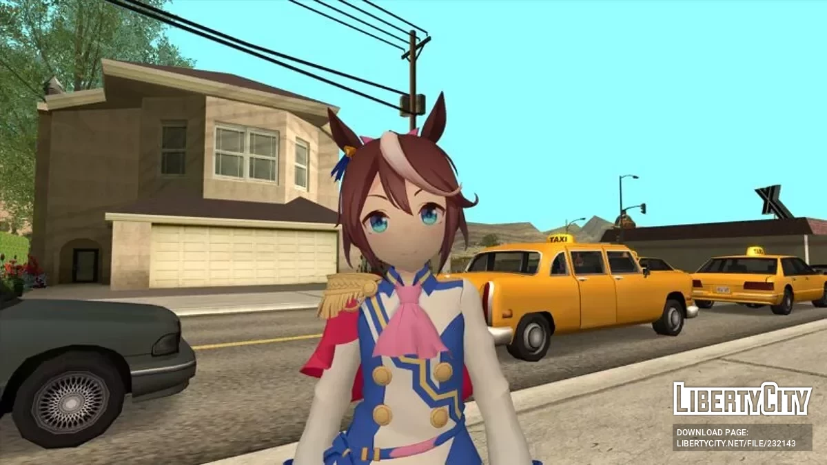 Токай Тэйо из Uma Musume / GTA San Andreas