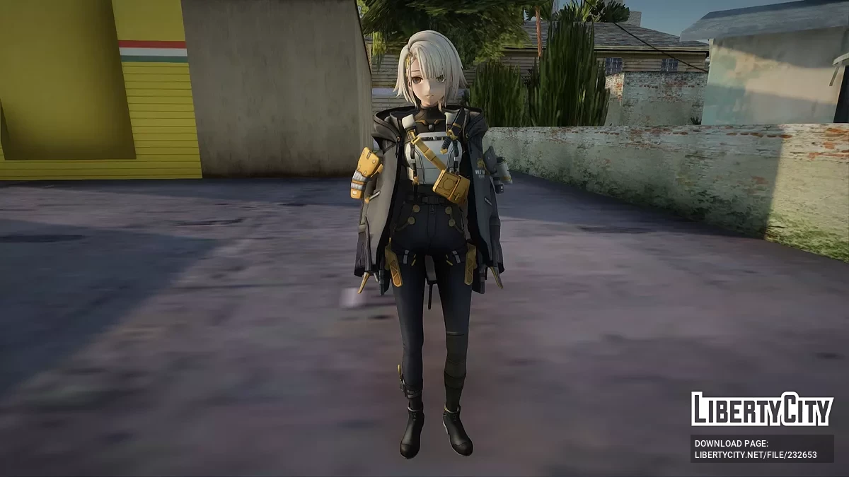 Вектор из Girls' Frontline: Exilium / GTA San Andreas