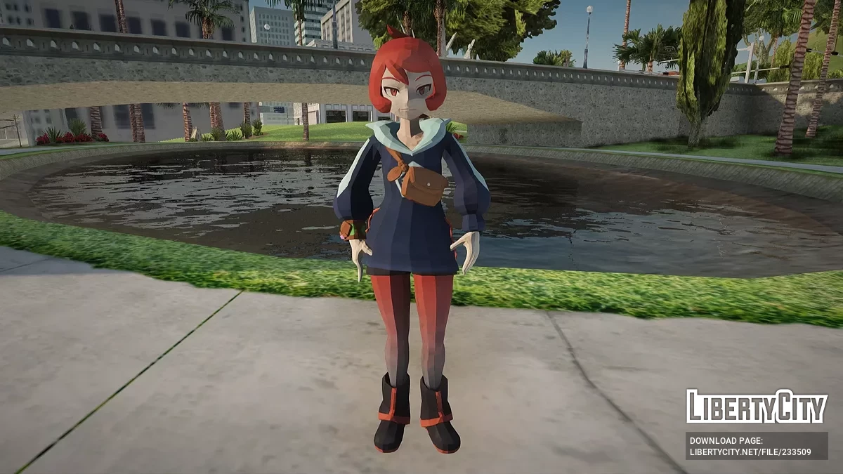 Арезу из Pokemon Legends Arceus / GTA San Andreas