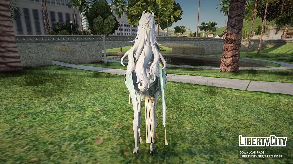 Цзы Бай из Genshin Impact / GTA San Andreas