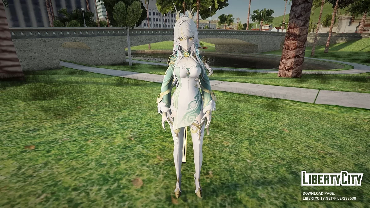 Цзы Бай из Genshin Impact / GTA San Andreas