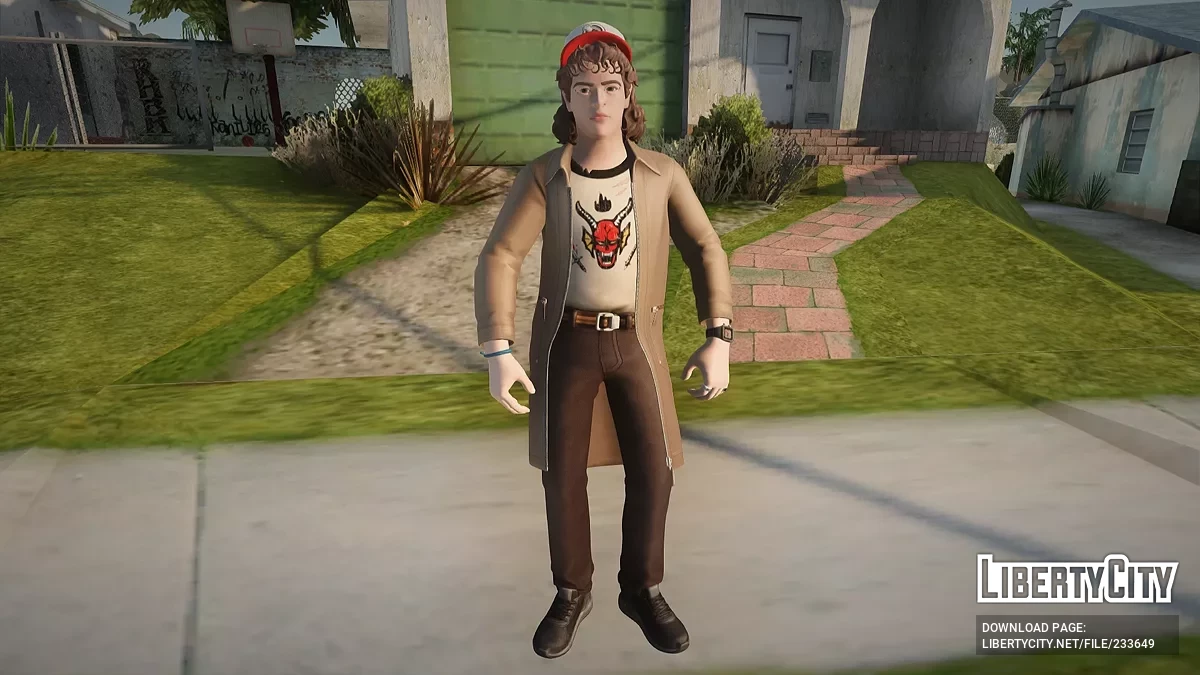 Дастин Хендерсон из сериала «Очень странные дела» / GTA San Andreas