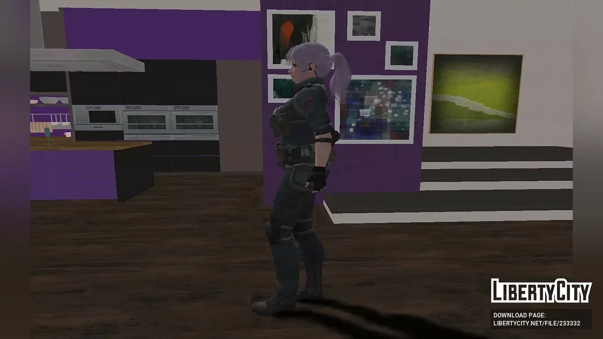 DOAXVV Фиона - Агент S.W.A.T / GTA San Andreas