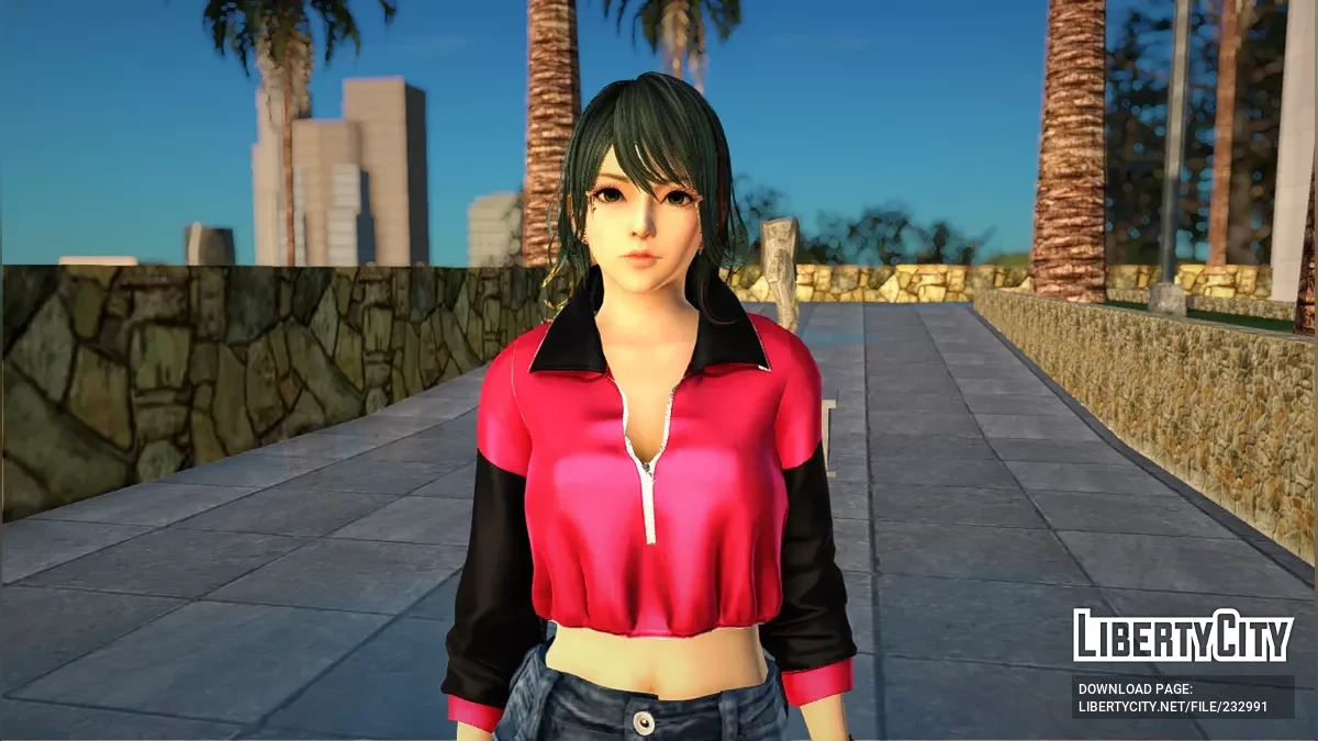 Новый скин Тамаки в современной городской одежде / GTA San Andreas