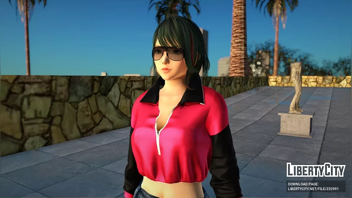 Новый скин Тамаки в современной городской одежде / GTA San Andreas