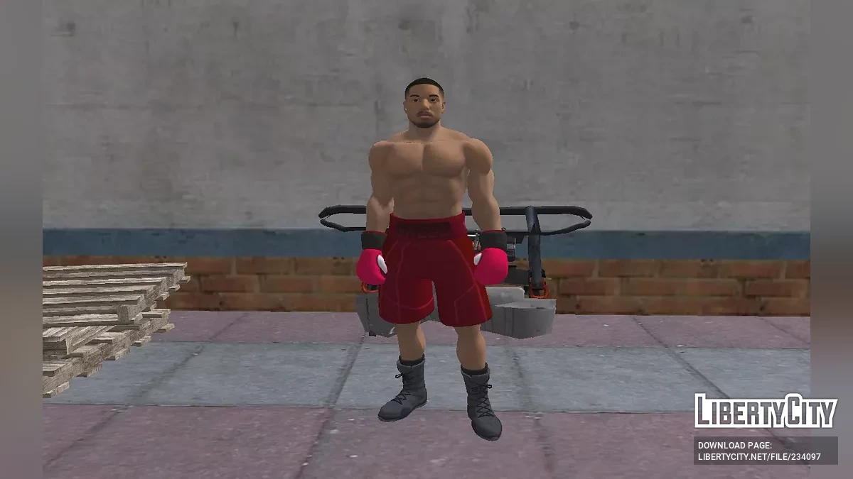 Адонис Крид из Fortnite / GTA San Andreas