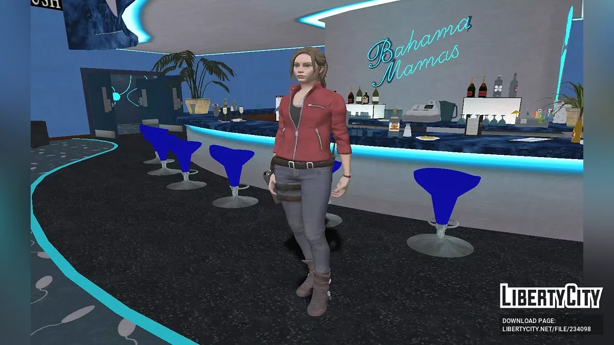 Клэр Редфилд из Resident Evil 4 (Fortnite-стиль) / GTA San Andreas