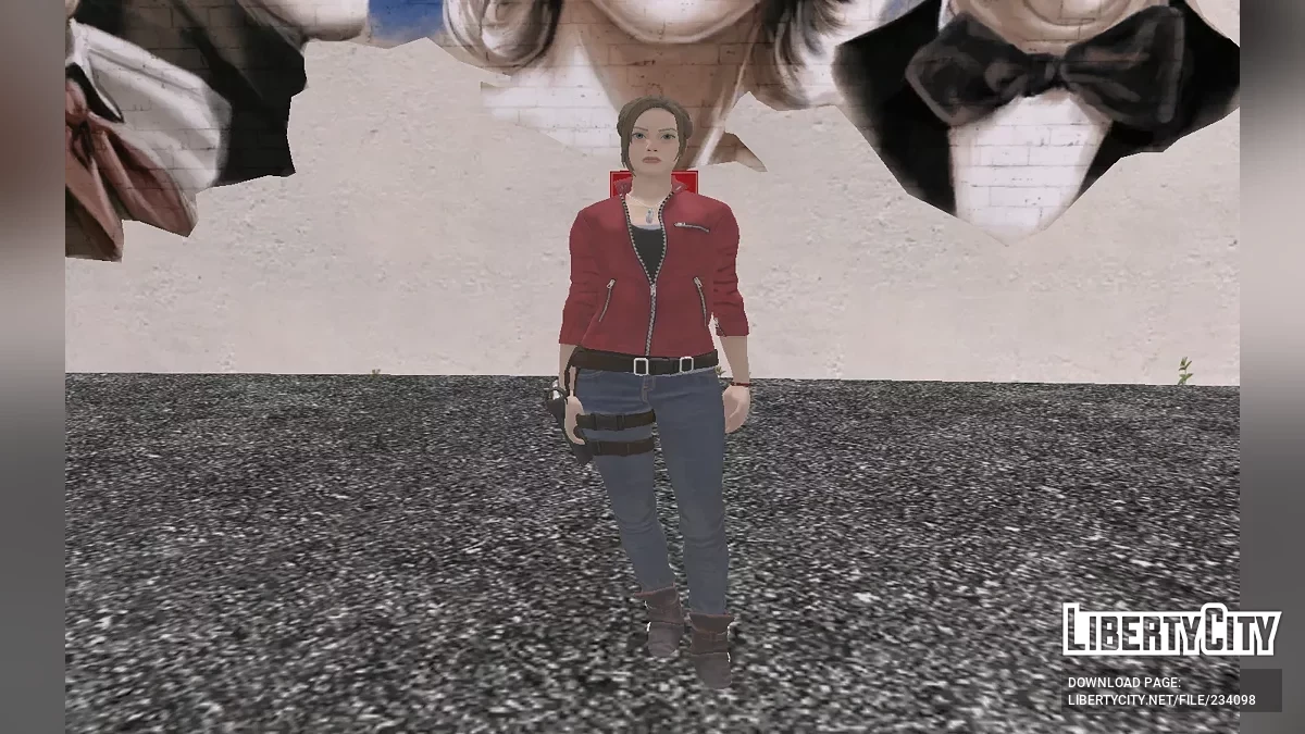 Клэр Редфилд из Resident Evil 4 (Fortnite-стиль) / GTA San Andreas