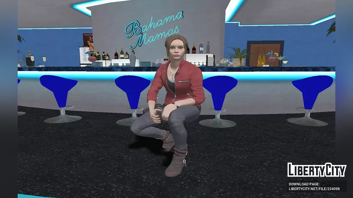 Клэр Редфилд из Resident Evil 4 (Fortnite-стиль) / GTA San Andreas