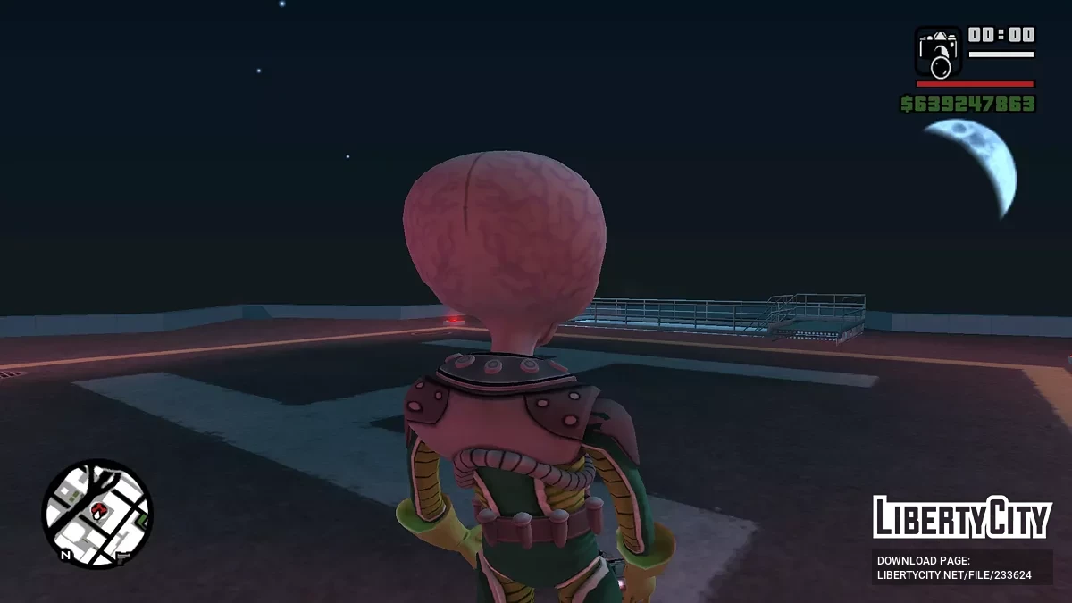 Галактический захватчик Ах Пуч из SMITE / GTA San Andreas