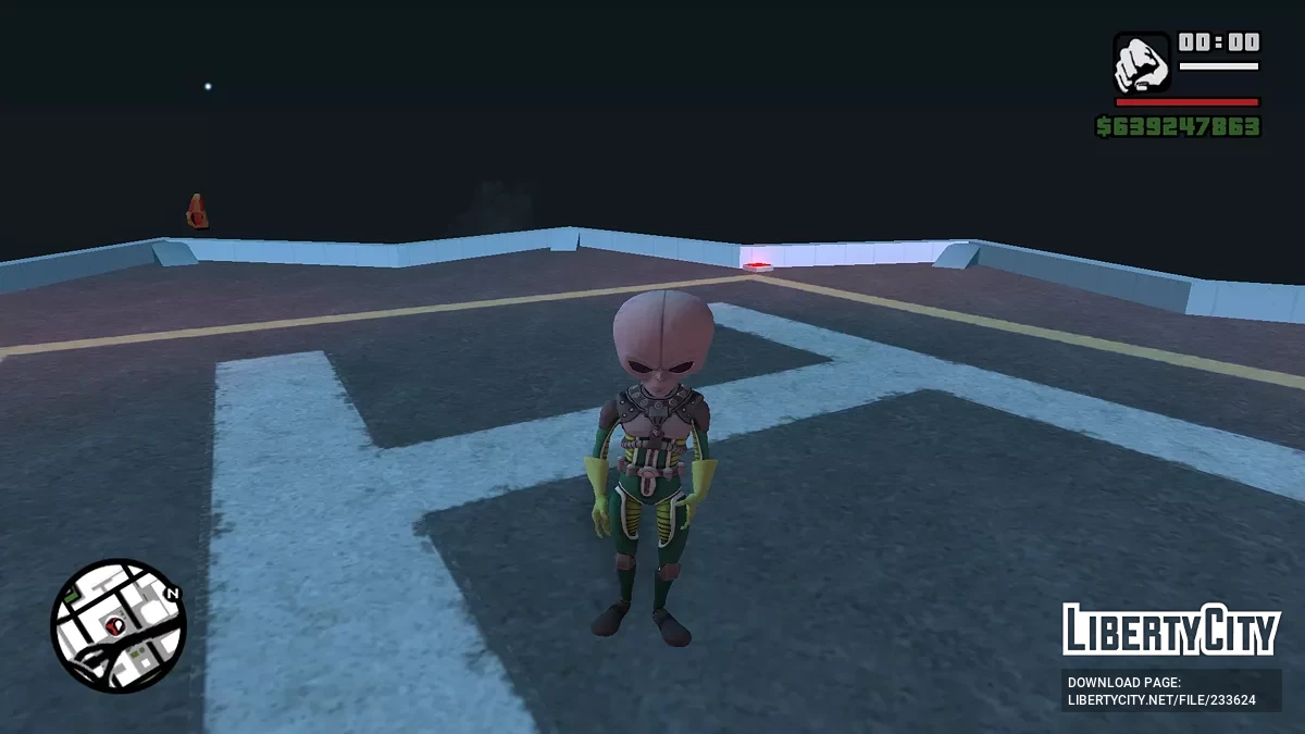 Галактический захватчик Ах Пуч из SMITE / GTA San Andreas