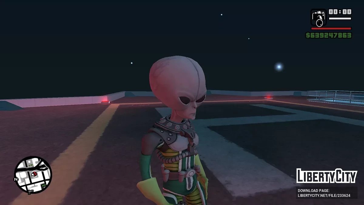 Галактический захватчик Ах Пуч из SMITE / GTA San Andreas