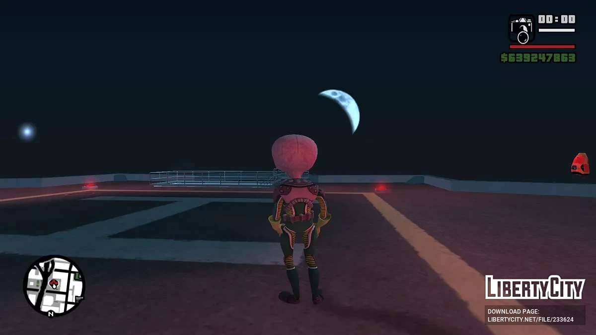 Галактический захватчик Ах Пуч из SMITE / GTA San Andreas