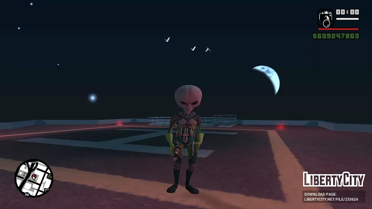 Галактический захватчик Ах Пуч из SMITE / GTA San Andreas