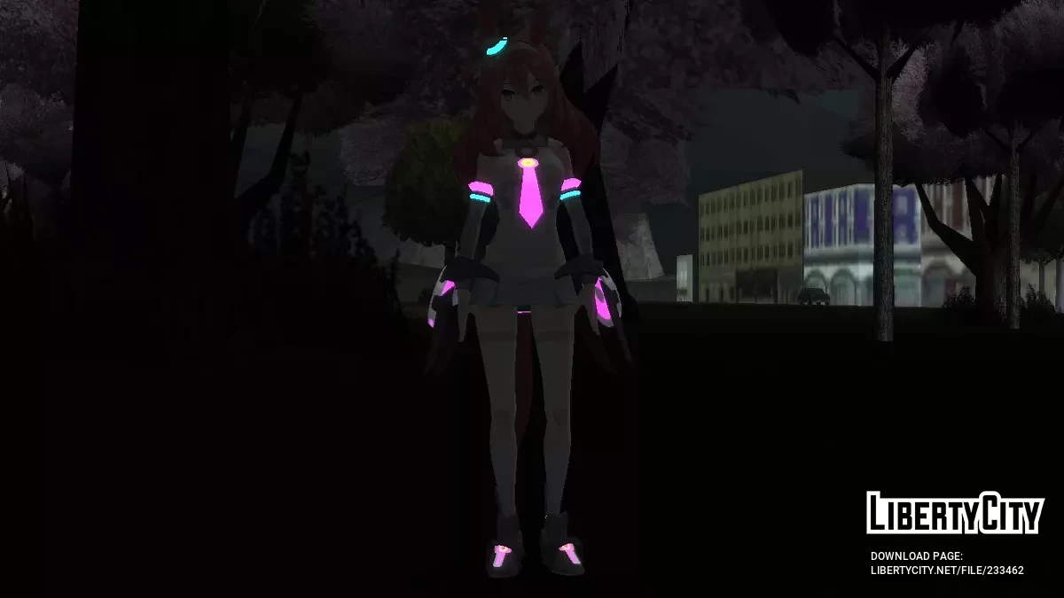 Михоно Бурбон из Uma Musume (PC + Android) / GTA San Andreas