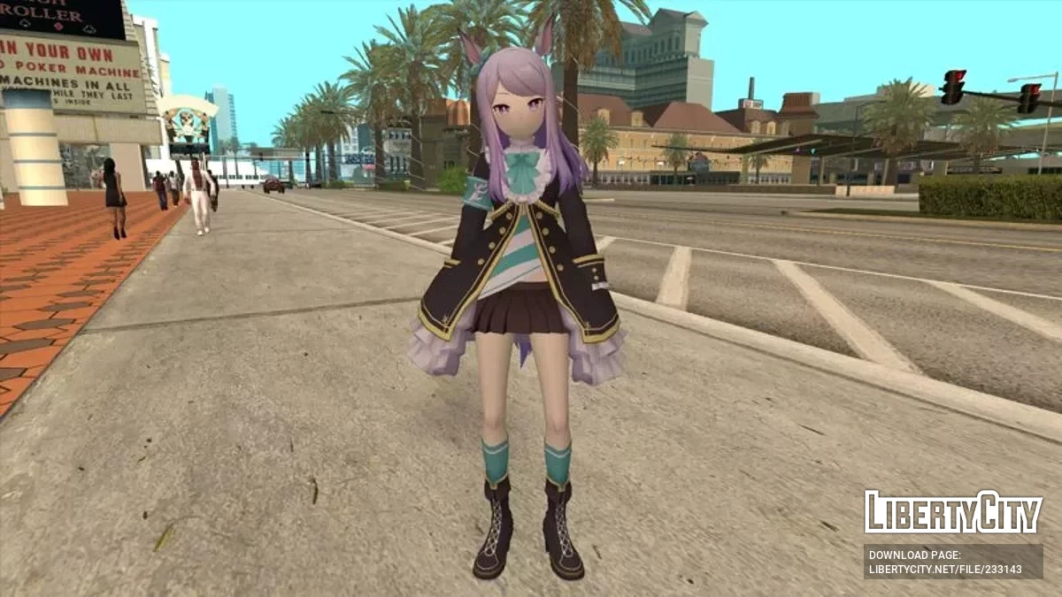 Мэдзиро МакКуин из Uma Musume / GTA San Andreas