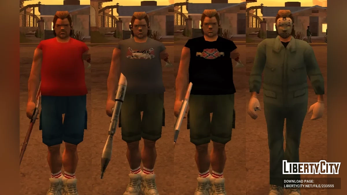 Пакет скинов Фила Кэссиди (Создан фанатами) / GTA San Andreas