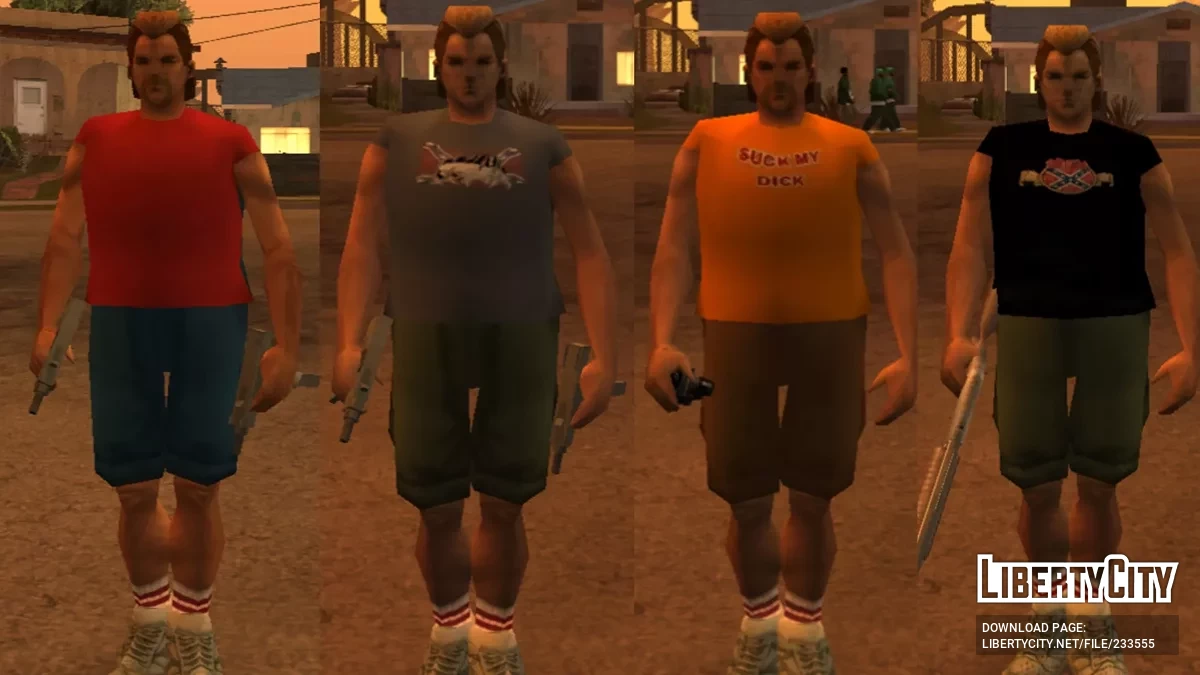 Пакет скинов Фила Кэссиди (Создан фанатами) / GTA San Andreas