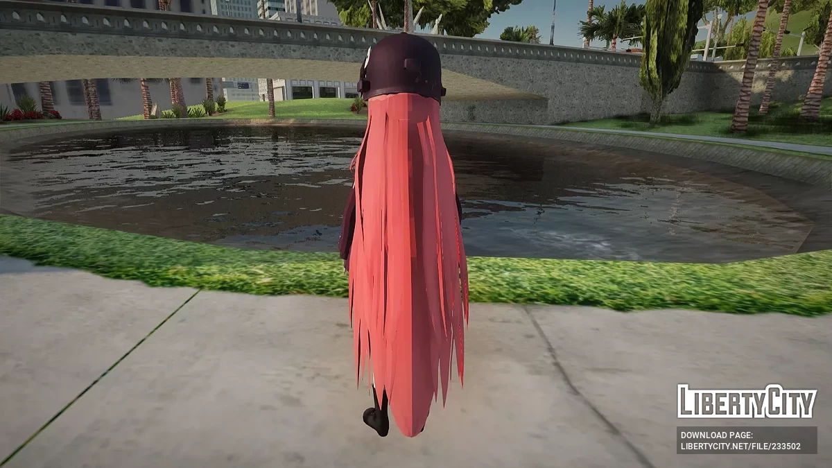 Rabu Komakaze из Blue Archive / GTA San Andreas