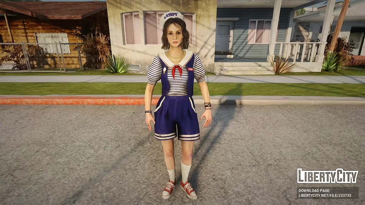 Робин Бакли из сериала «Очень странные дела» / GTA San Andreas