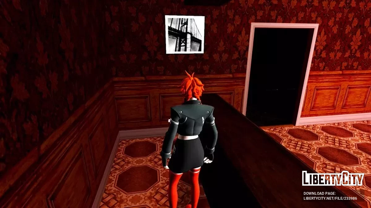 Рыжая Никси из Fortnite / GTA San Andreas