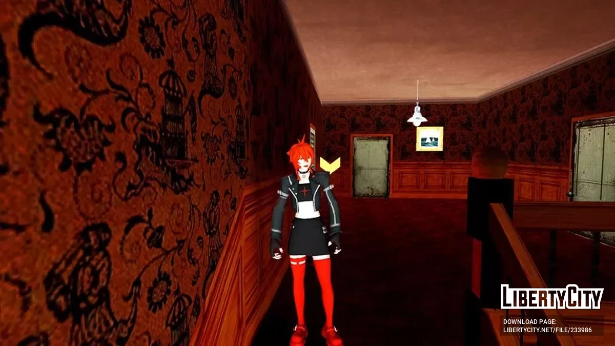 Рыжая Никси из Fortnite / GTA San Andreas