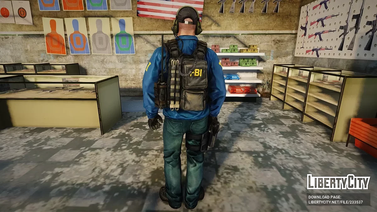 Скин FBI Variant 2 из Counter-Strike / GTA San Andreas