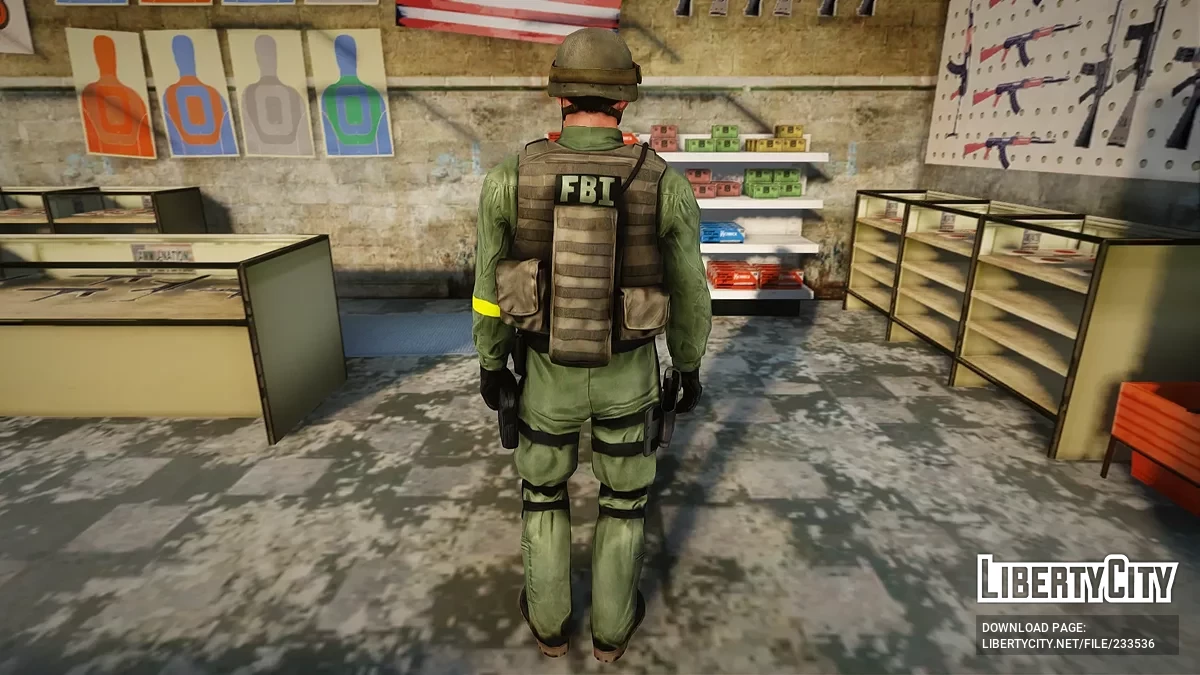 Скин FBI Variant A из CS:GO / GTA San Andreas