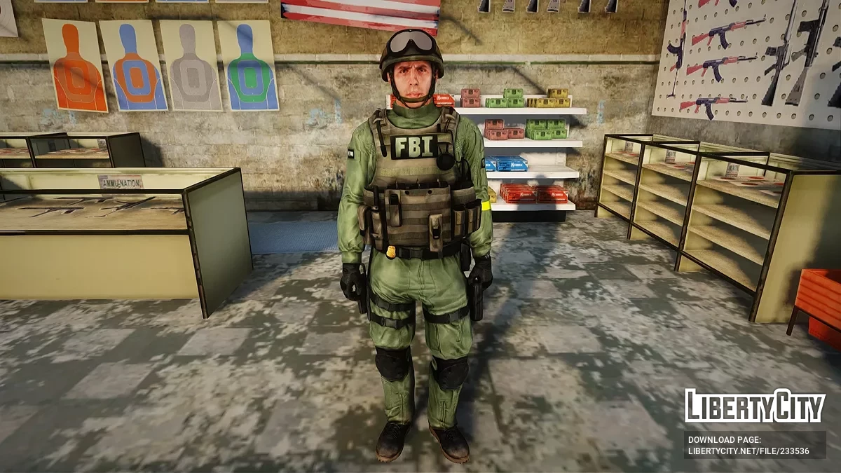 Скин FBI Variant A из CS:GO / GTA San Andreas