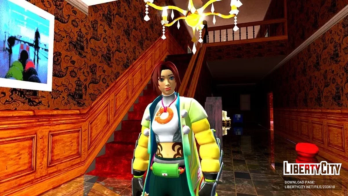 Укротительница духов Гармония из Fortnite / GTA San Andreas