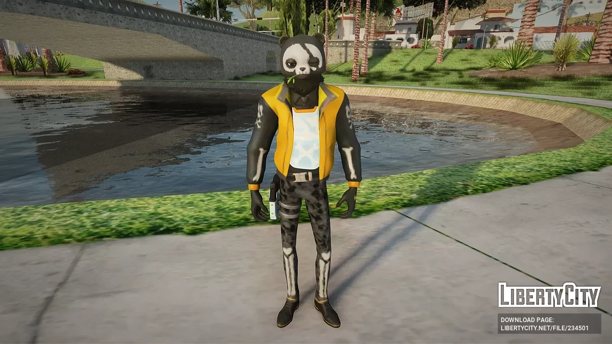 Агент Мех из Fortnite / GTA San Andreas