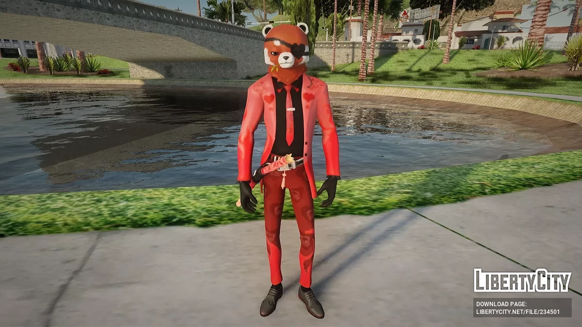 Агент Мех из Fortnite / GTA San Andreas