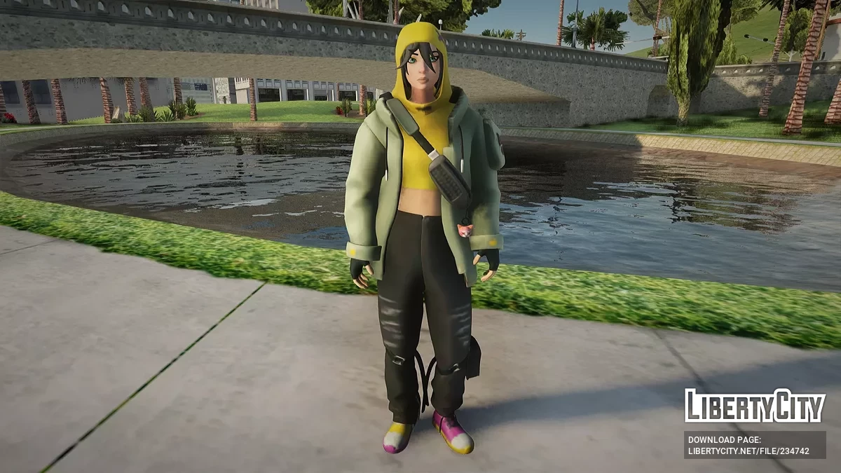 Блэр из Fortnite / GTA San Andreas