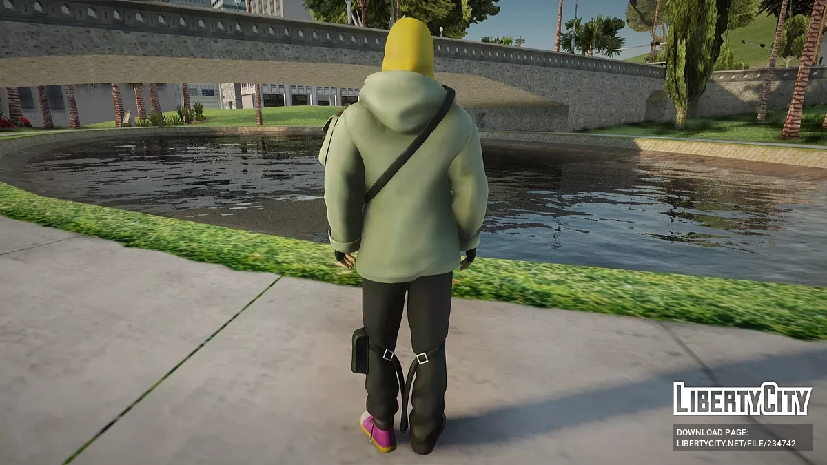 Блэр из Fortnite / GTA San Andreas