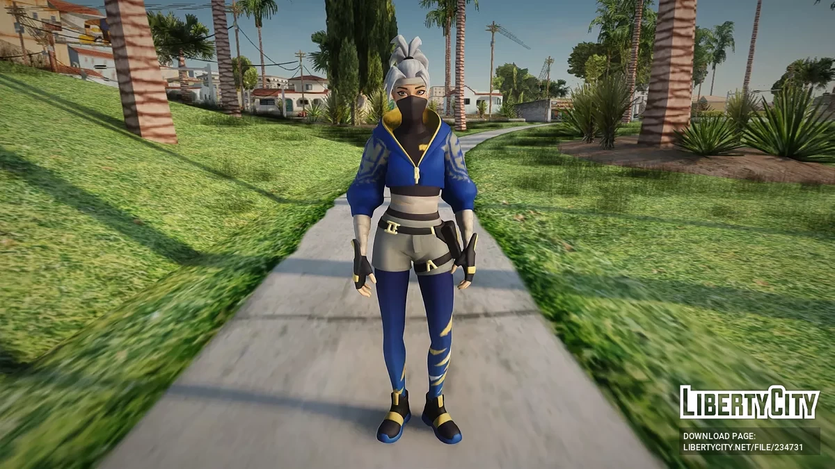 Чемпионка Куно из Fortnite / GTA San Andreas